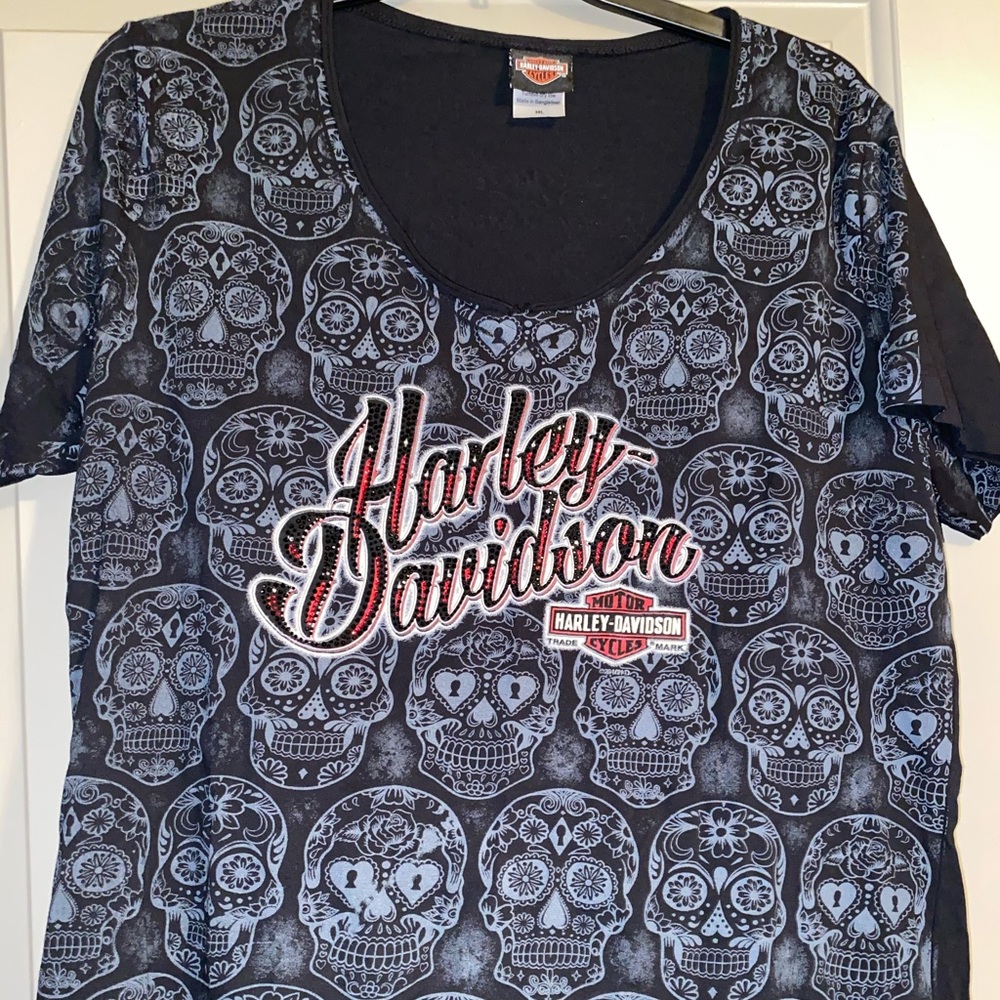 Lot of 3 Gorgeous 3XL Harley Davidson Shirts